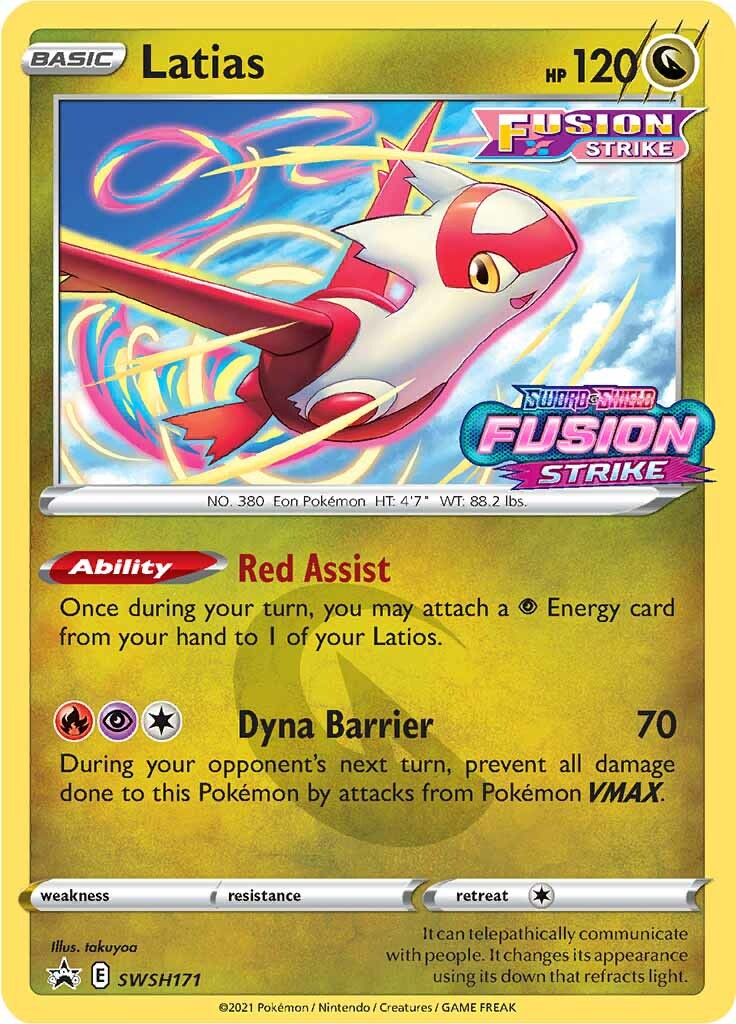 Latias (SWSH171) (Prerelease Promo) [Sword & Shield: Black Star Promos] | Chromatic Games