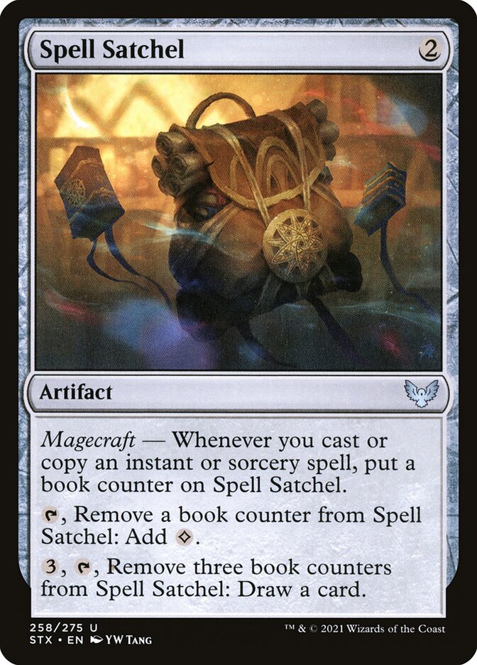 Spell Satchel 258 (Strixhaven: School of Mages)  - Foil | Chromatic Games