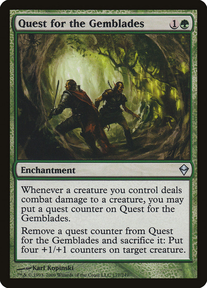 Quest for the Gemblades 177/249 (Zendikar)  | Chromatic Games