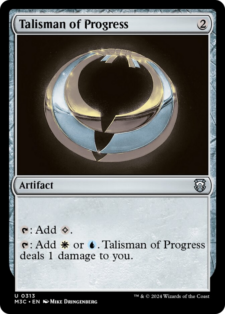 Talisman of Progress (Ripple Foil) [Modern Horizons 3 Commander] | Chromatic Games