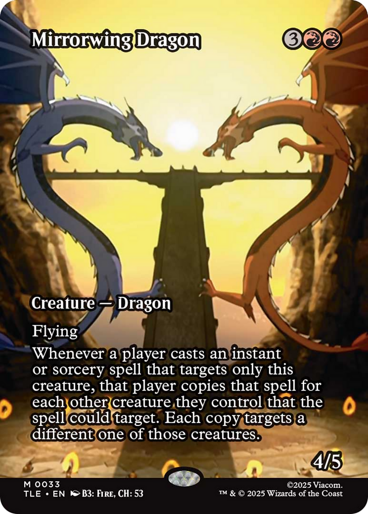 Mirrorwing Dragon (Borderless) [Avatar: The Last Airbender: Eternal-Legal] | Chromatic Games