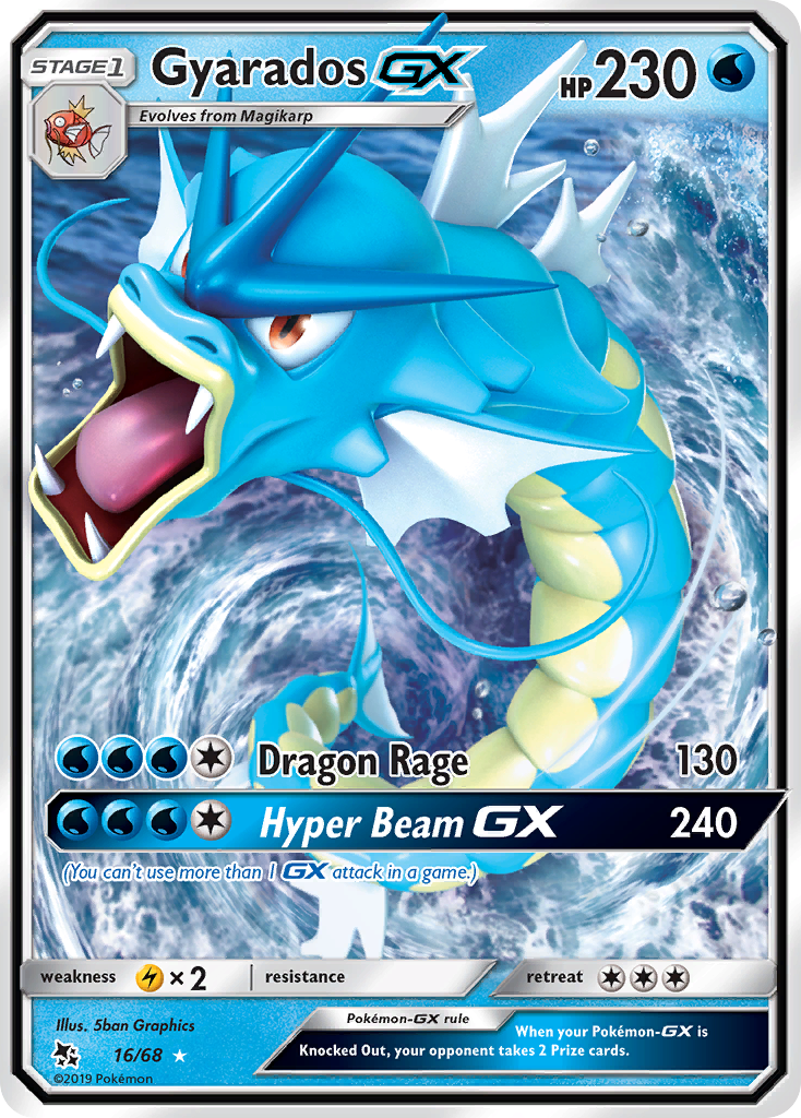 Gyarados GX (16/68) [Sun & Moon: Hidden Fates] | Chromatic Games