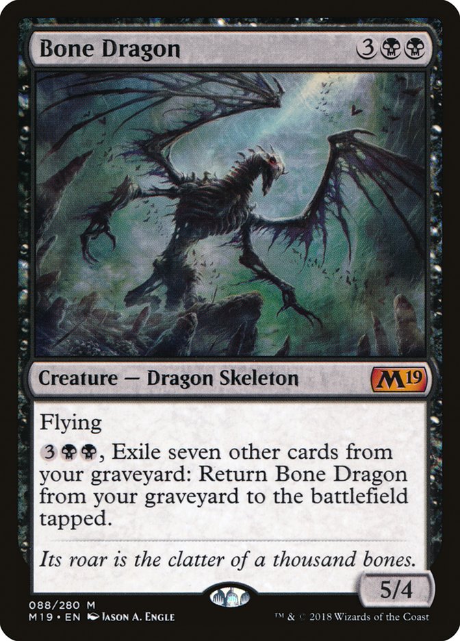 Bone Dragon 88/280 (Core Set 2019)  | Chromatic Games