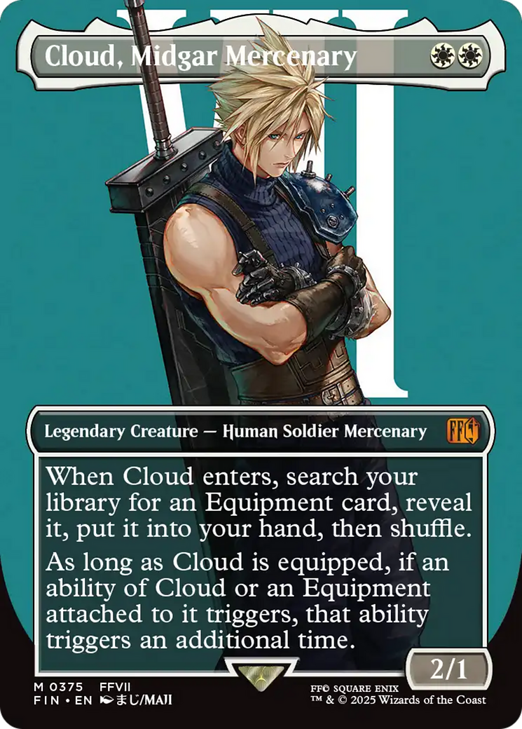 Cloud, Midgar Mercenary (Borderless) [FINAL FANTASY] | Chromatic Games
