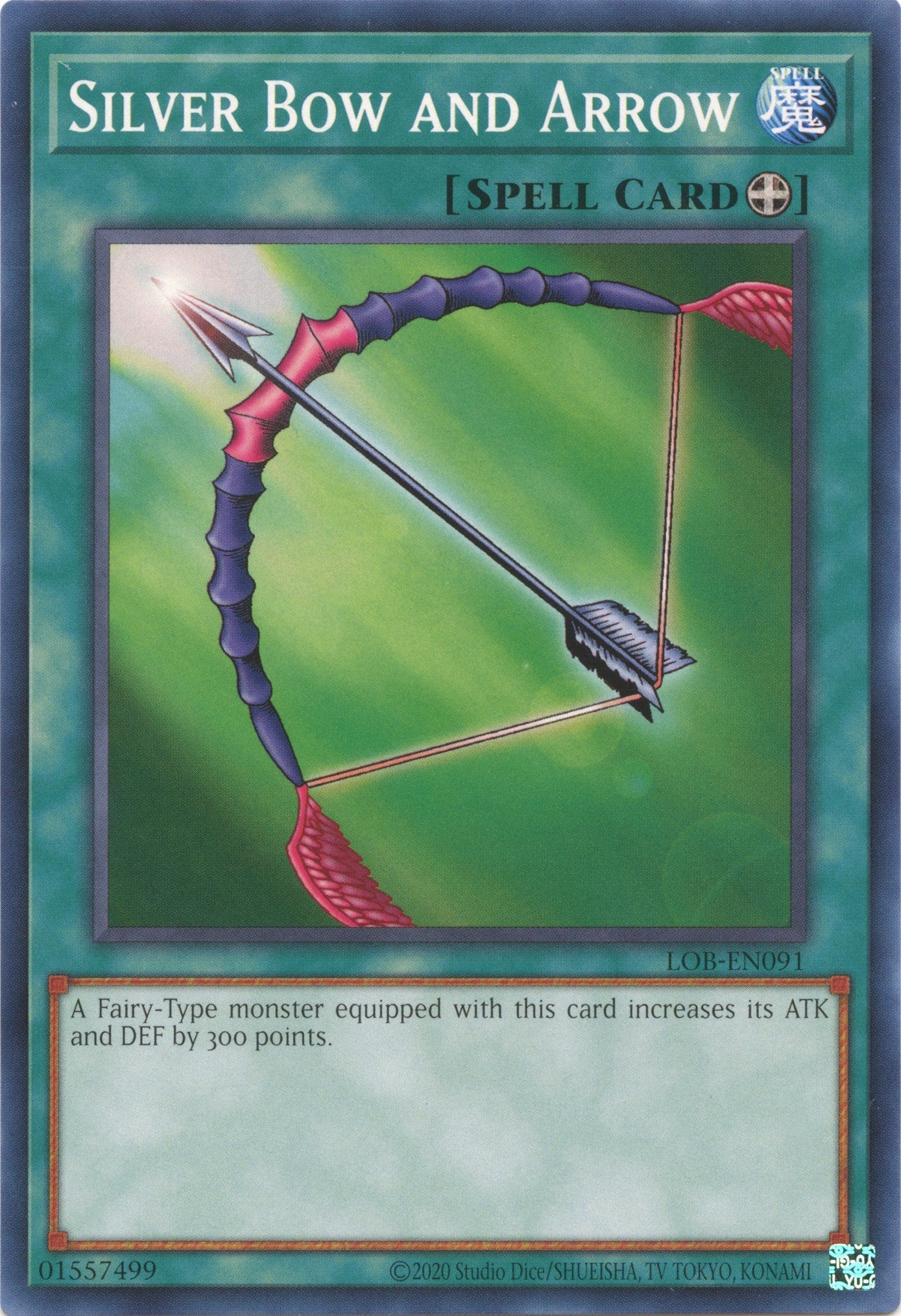 Silver Bow and Arrow (25th Anniversary) [LOB-EN091] Common | Chromatic Games