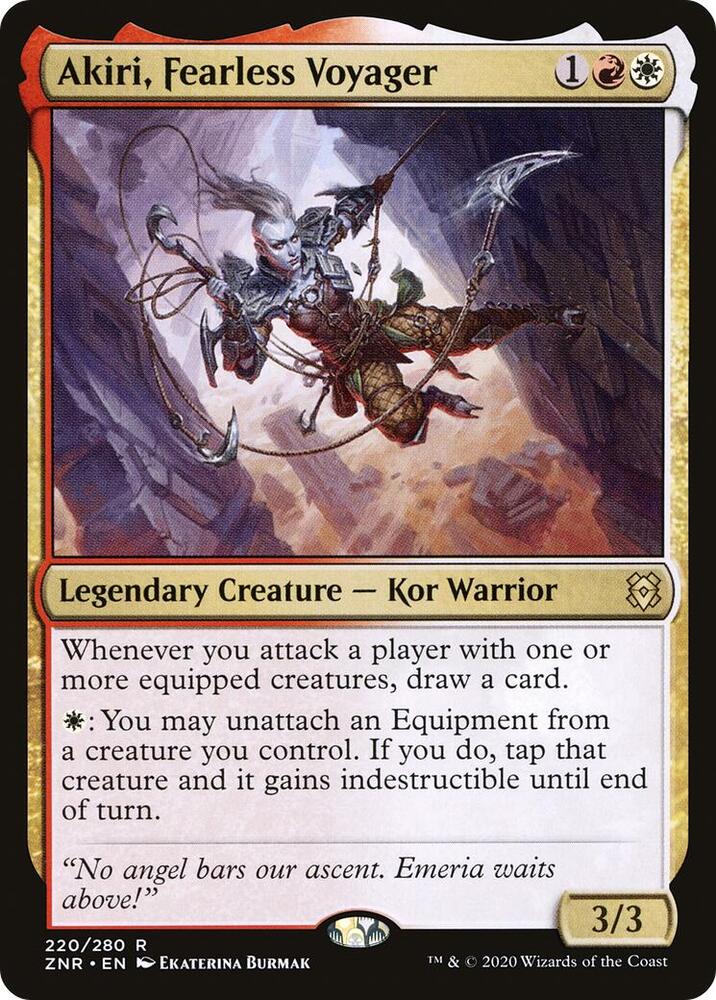 Akiri, Fearless Voyager 220 (Zendikar Rising)  | Chromatic Games