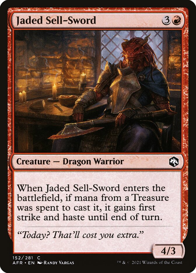 Jaded Sell-Sword 152 (Adventures in the Forgotten Realms)  | Chromatic Games