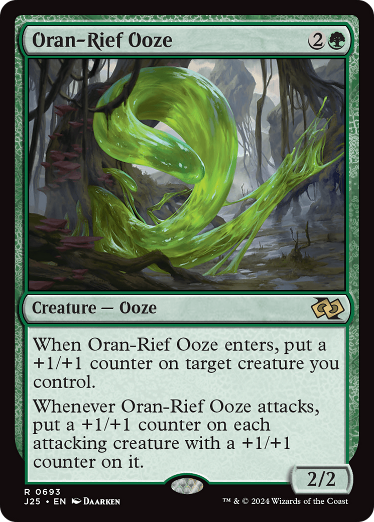 Oran-Rief Ooze [Foundations Jumpstart] | Chromatic Games