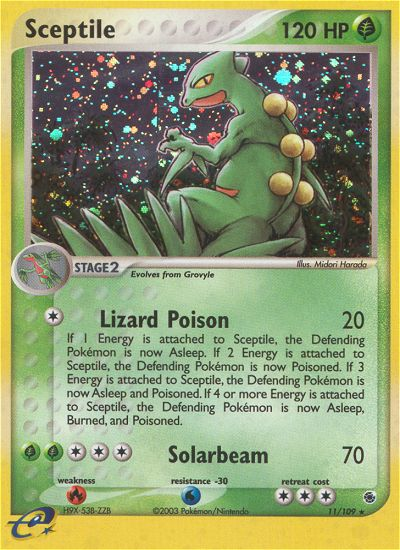 Sceptile (11/109) [EX: Ruby & Sapphire] | Chromatic Games