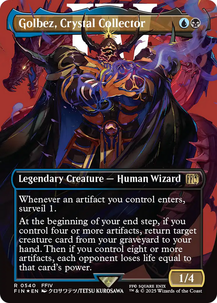 Golbez, Crystal Collector (Borderless) (Surge Foil) [FINAL FANTASY] | Chromatic Games