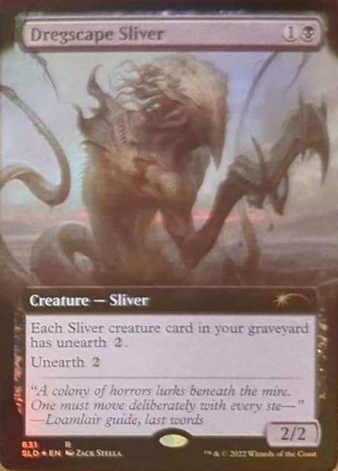 Dregscape Sliver (Extended Art) [Secret Lair Drop Promos] | Chromatic Games