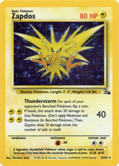 Zapdos (15/62) [Fossil Unlimited] | Chromatic Games