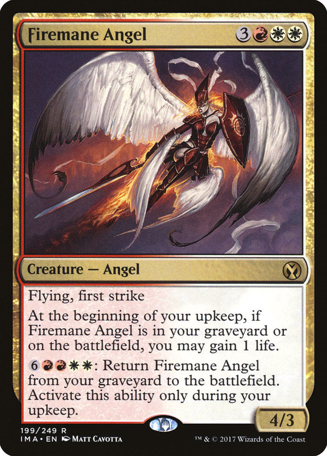 Firemane Angel 199/249 (Iconic Masters)  | Chromatic Games
