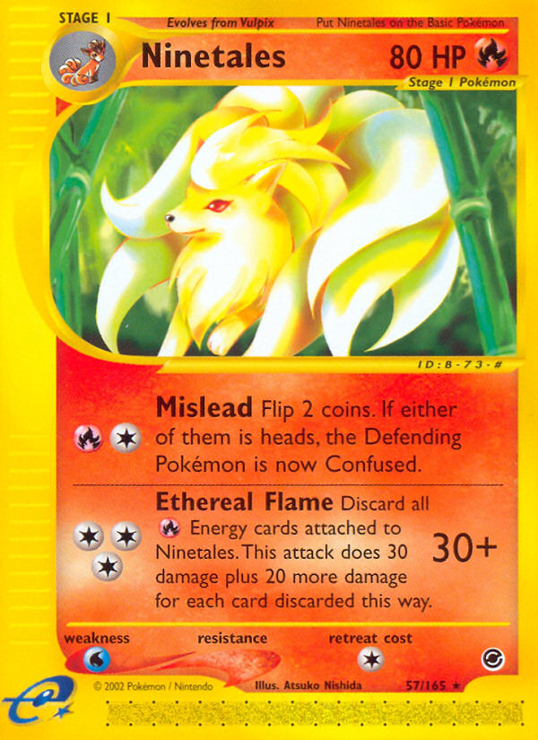 Ninetales (57/165) [Expedition: Base Set] | Chromatic Games