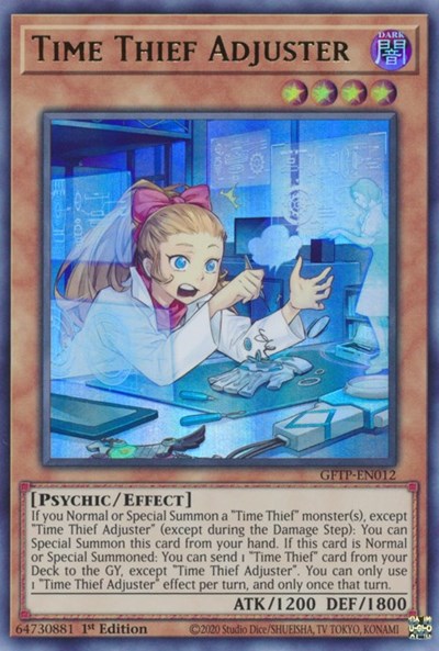Time Thief Adjuster [GFTP-EN012] Ultra Rare | Chromatic Games