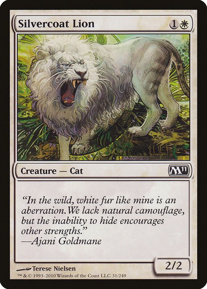 Silvercoat Lion 31/249 (Magic 2011 (M11))  | Chromatic Games