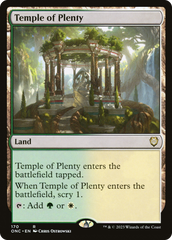 Temple of Plenty [Phyrexia: All Will Be One Commander] | Chromatic Games