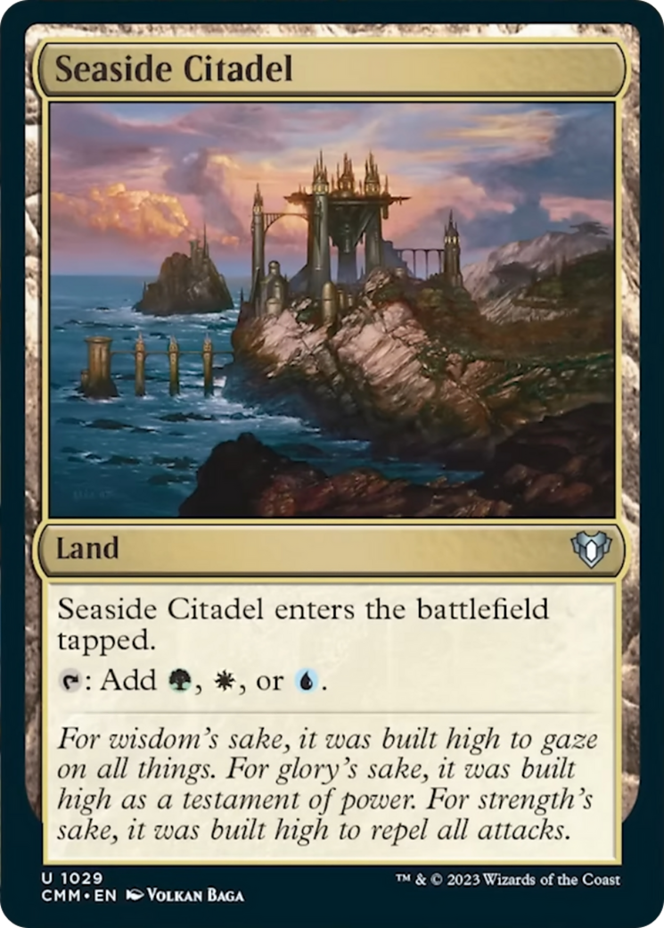 Seaside Citadel [Commander Masters] | Chromatic Games
