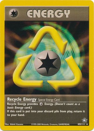 Recycle Energy (105/111) [Neo Genesis Unlimited] | Chromatic Games