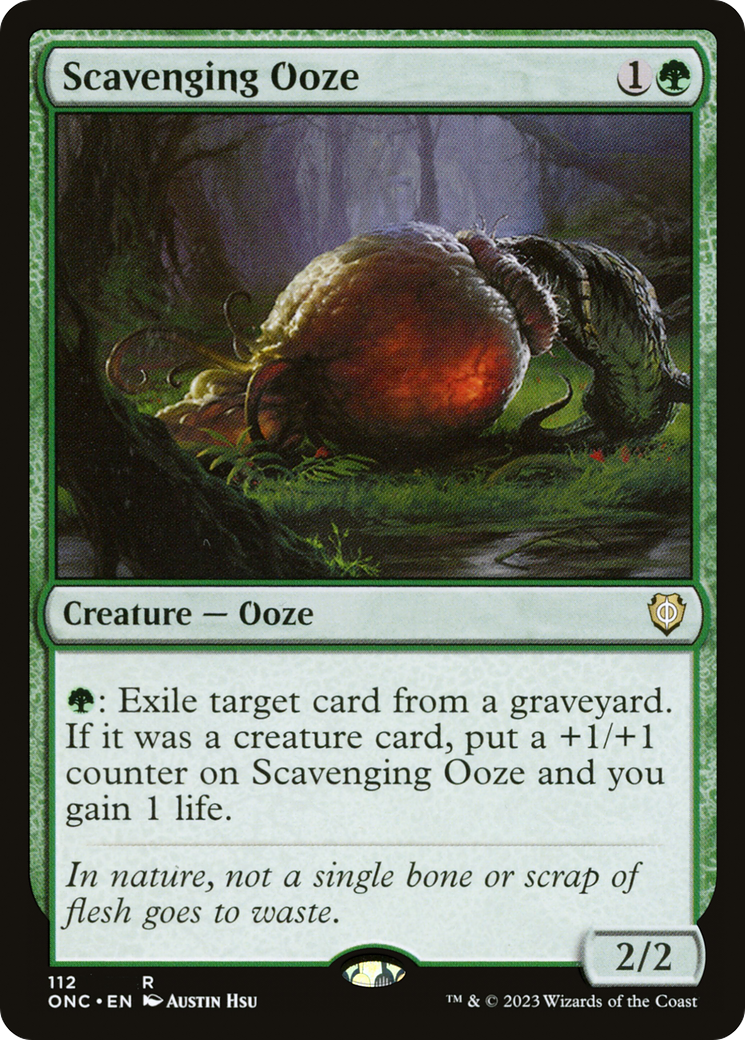 Scavenging Ooze [Phyrexia: All Will Be One Commander] | Chromatic Games