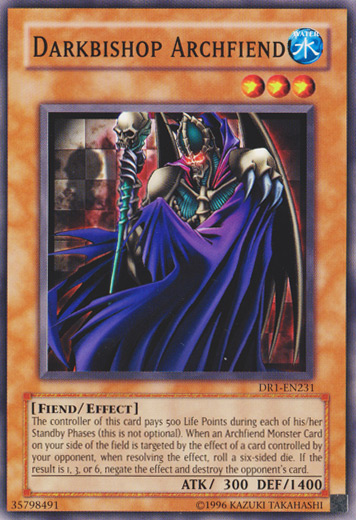 Darkbishop Archfiend [DR1-EN231] Common | Chromatic Games