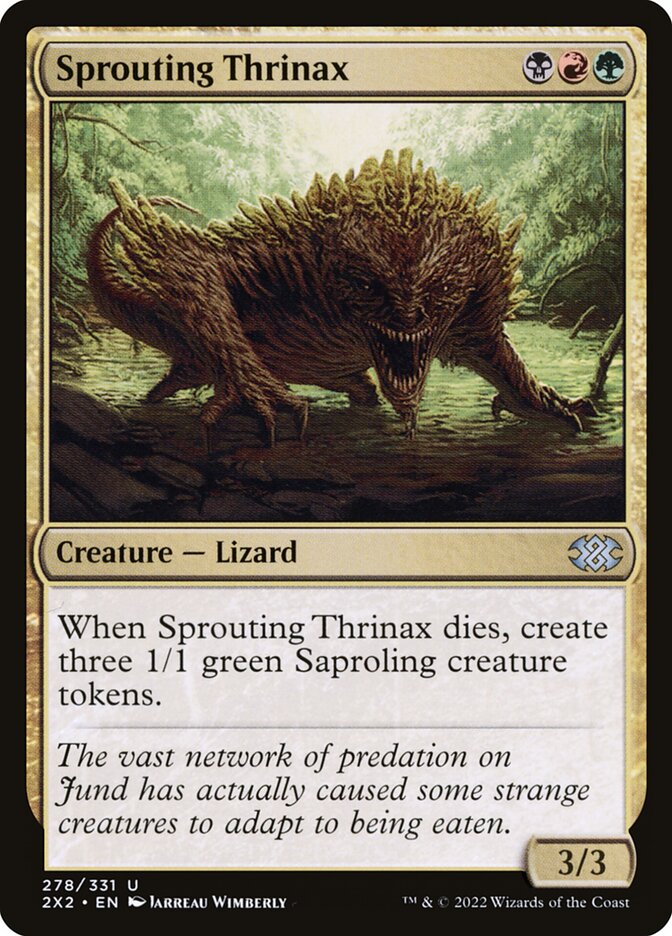 Sprouting Thrinax 278/331 (Double Masters 2022)  | Chromatic Games