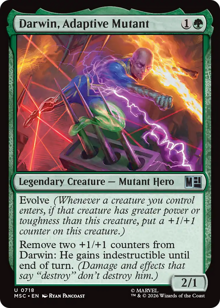 Darwin, Adaptive Mutant [Marvel Super Heroes Commander] | Chromatic Games