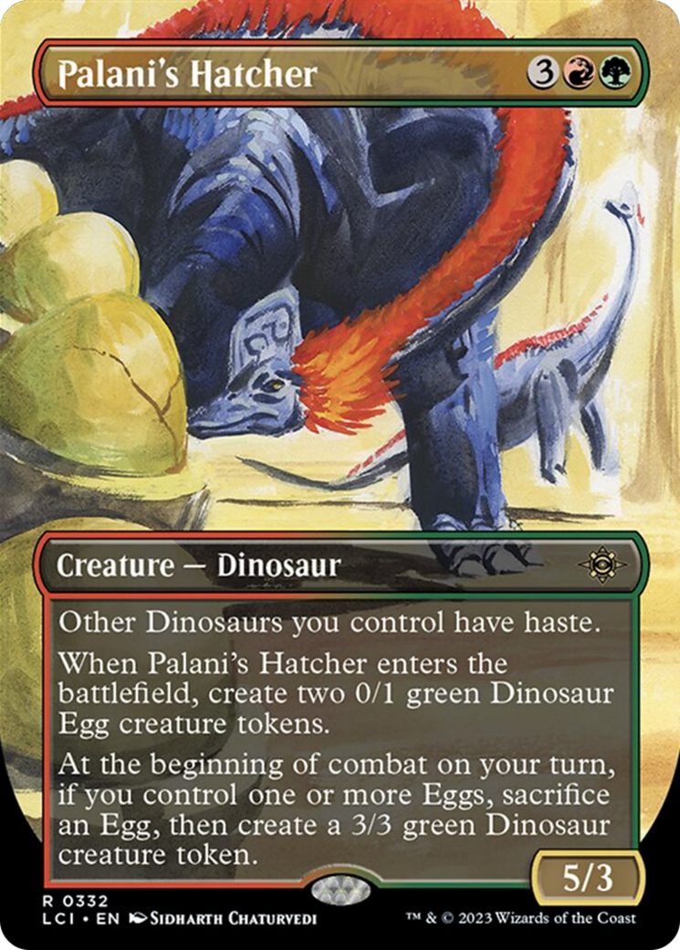 Palani's Hatcher (Borderless) [The Lost Caverns of Ixalan] | Chromatic Games