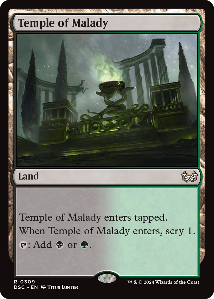 Temple of Malady [Duskmourn: House of Horror Commander] | Chromatic Games