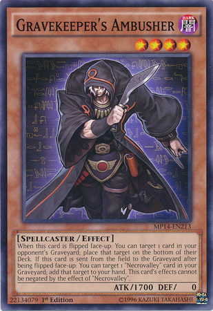 Gravekeeper's Ambusher [MP14-EN213] Common | Chromatic Games