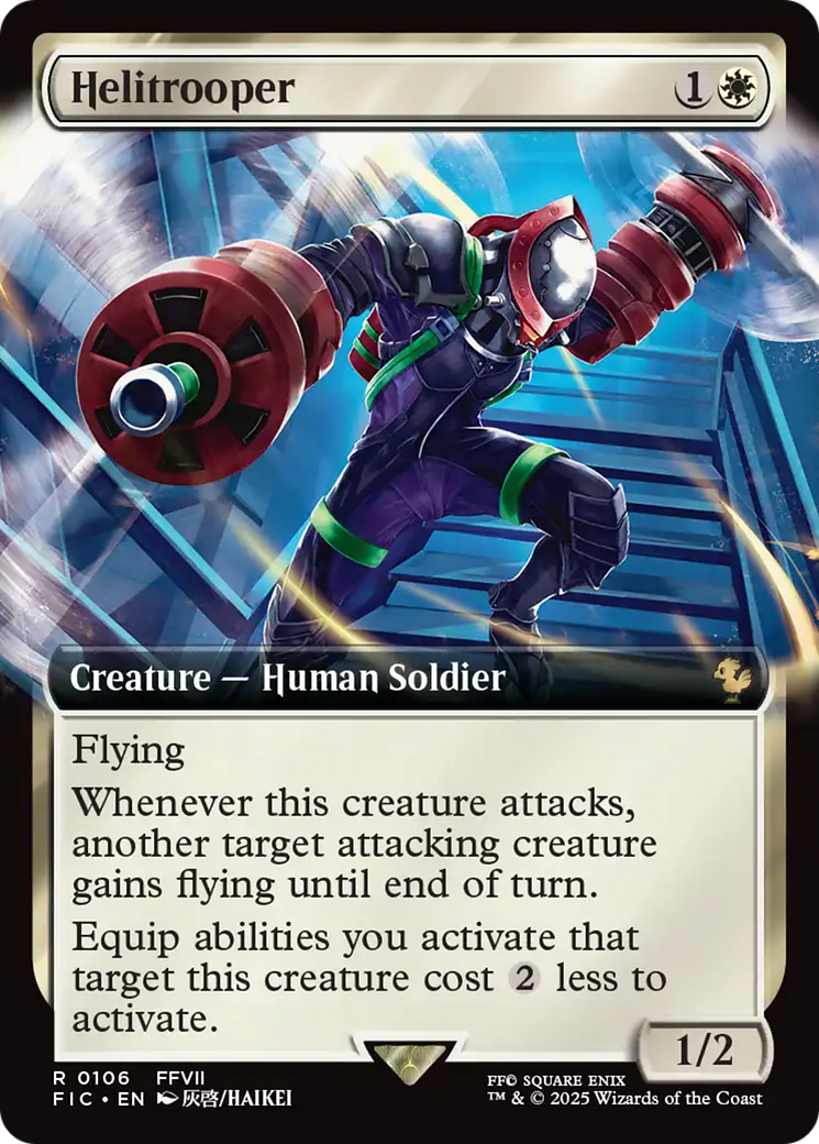 Helitrooper (Extended Art) [FINAL FANTASY Commander] | Chromatic Games