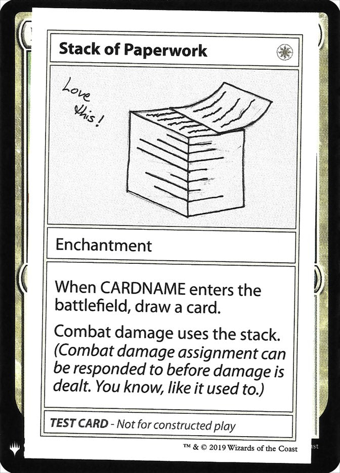 Stack of Paperwork [Mystery Booster Playtest Cards] | Chromatic Games