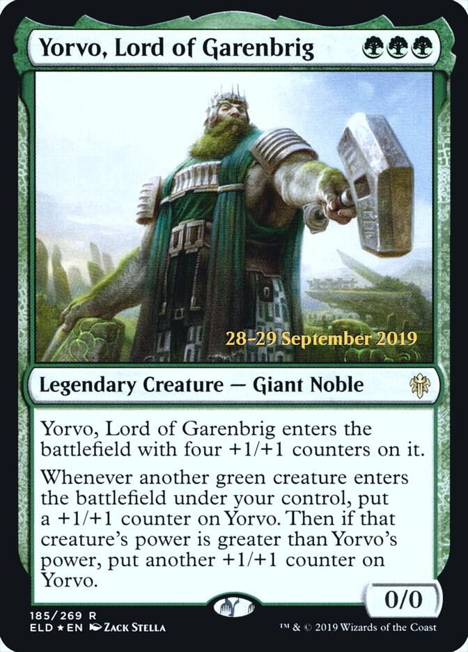 Yorvo Lord of Garenbrig 185s/152 (Prerelease Cards)  - Foil | Chromatic Games