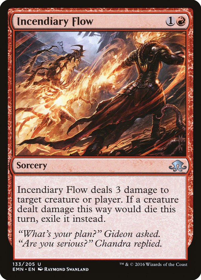 Incendiary Flow 133/205 (Eldritch Moon)  | Chromatic Games