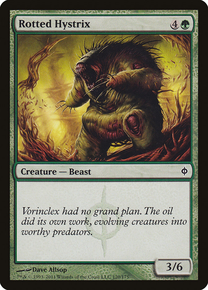 Rotted Hystrix 120/175 (New Phyrexia)  | Chromatic Games