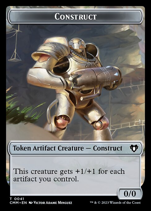 Servo // Construct (0041) Double-Sided Token [Commander Masters Tokens] | Chromatic Games