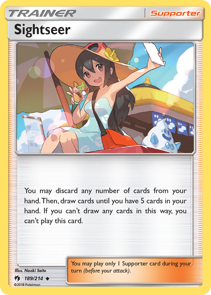 Sightseer (189/214) [Sun & Moon: Lost Thunder] | Chromatic Games