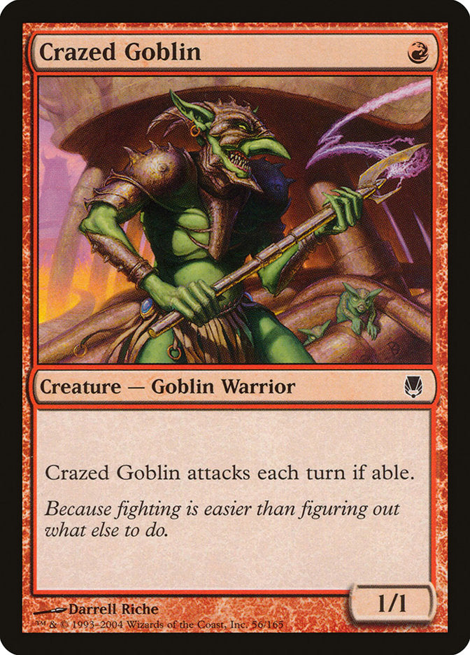 Crazed Goblin 56/165 (Darksteel)  | Chromatic Games