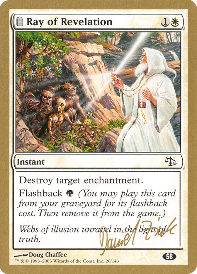 Ray of Revelation (Daniel Zink) (SB) [World Championship Decks 2003] | Chromatic Games