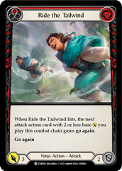 Ride the Tailwind (Red) [EVR044] (Everfest)  1st Edition Rainbow Foil | Chromatic Games