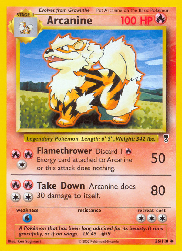 Arcanine (36/110) [Legendary Collection] | Chromatic Games