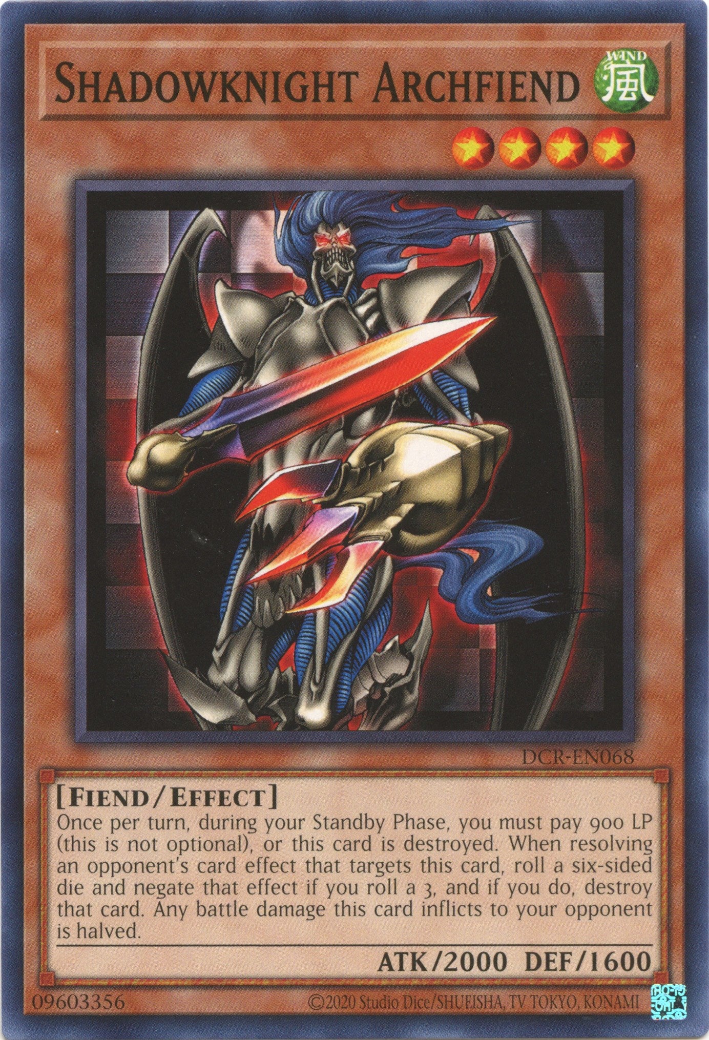 Shadowknight Archfiend (25th Anniversary) [DCR-EN068] Common | Chromatic Games