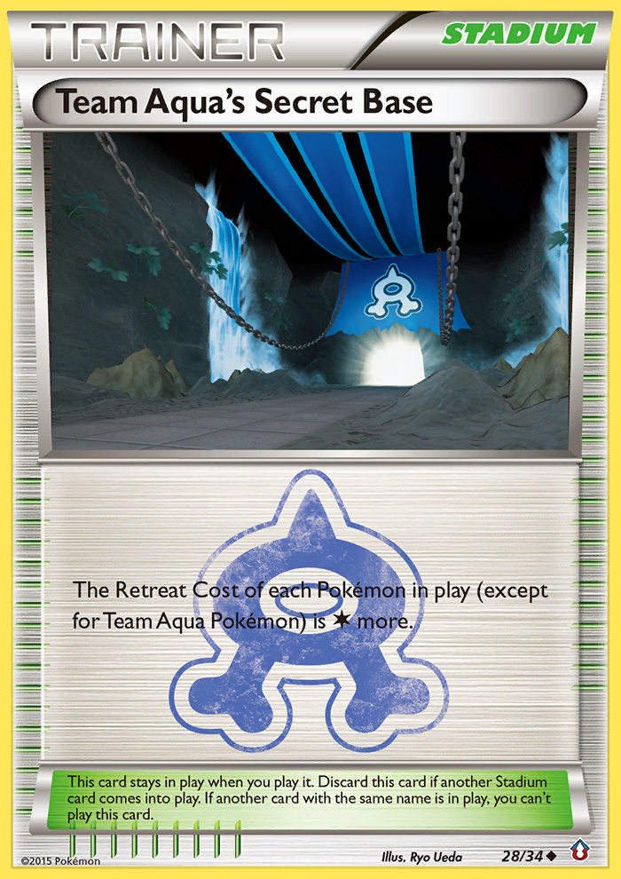 Team Aqua's Secret Base (28/34) [XY: Double Crisis] | Chromatic Games