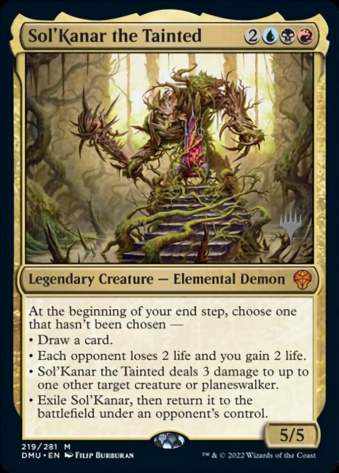 Sol'Kanar the Tainted (Promo Pack) [Dominaria United Promos] | Chromatic Games