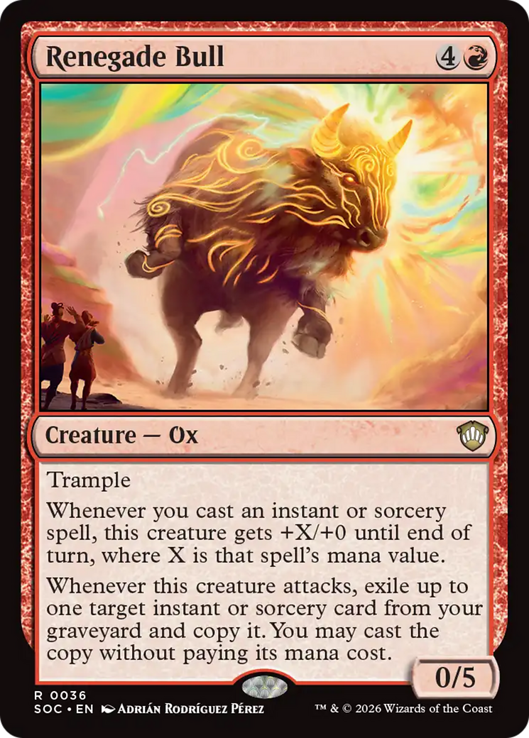 Renegade Bull [Secrets of Strixhaven Commander] | Chromatic Games