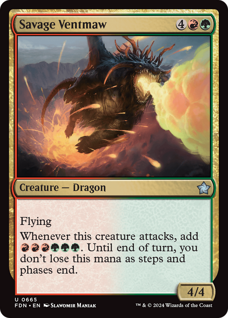 Savage Ventmaw [Foundations] | Chromatic Games