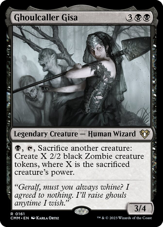 Ghoulcaller Gisa 161 (Commander Masters)  | Chromatic Games