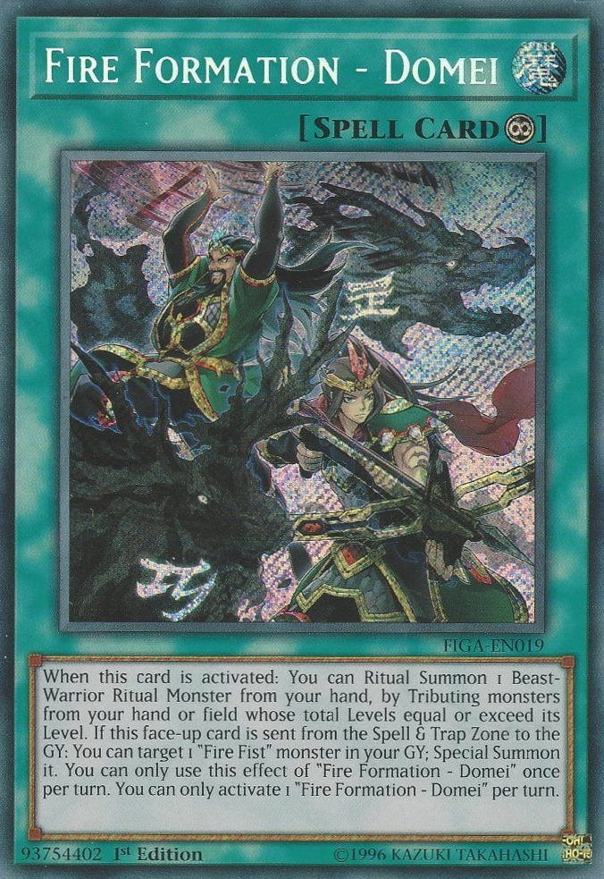 Fire Formation - Domei [FIGA-EN019] Secret Rare | Chromatic Games