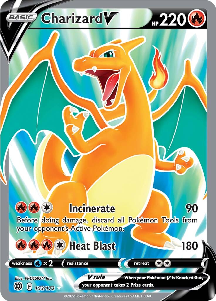 Charizard V (153/172) [Sword & Shield: Brilliant Stars] | Chromatic Games