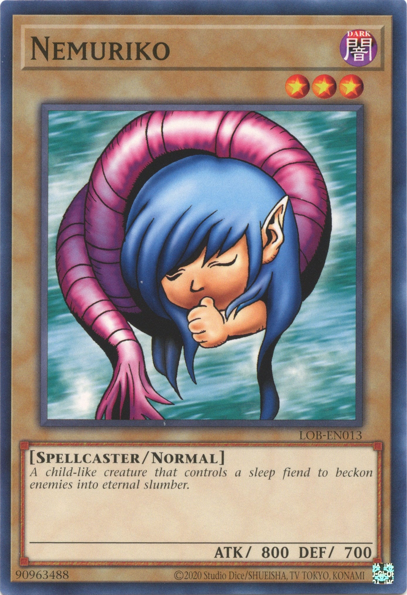 Nemuriko (25th Anniversary) [LOB-EN013] Common | Chromatic Games